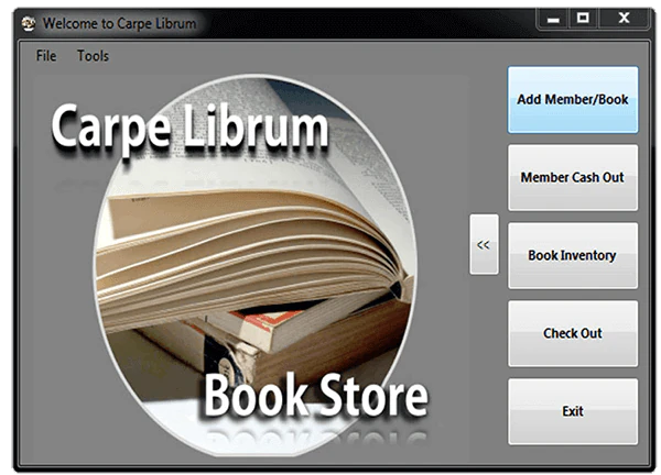 Carpe Librum application screenshot