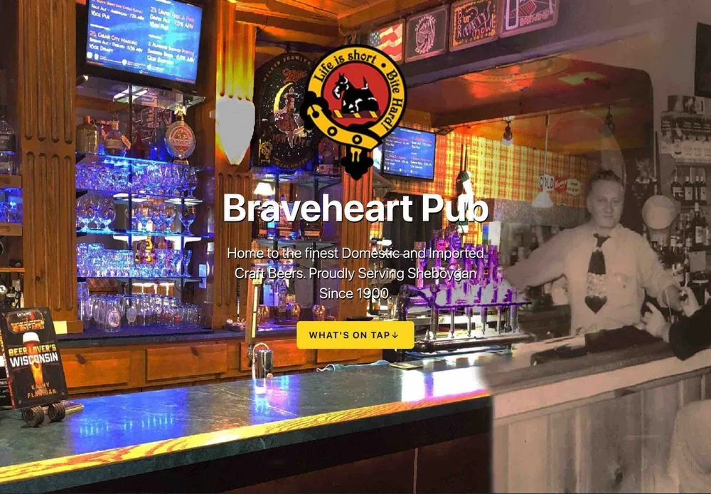 Braveheart Pub website